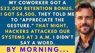 My Coworker Got a $32,000 Retention Bonus  I Got $4,500—So I Walked Out at 3 A M   Corporate Reven