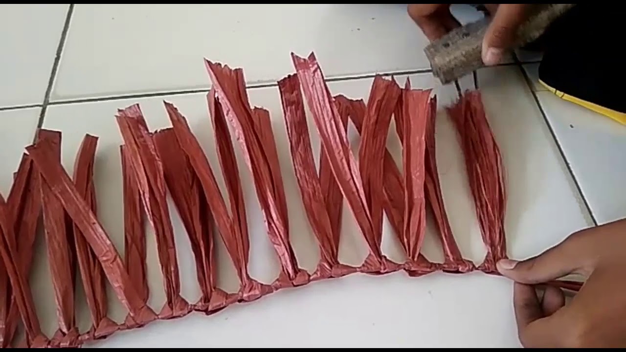 Cara Membuat Gelang Rumbai Dari Tali Rafia Membuat Itu