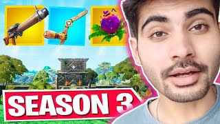 Fortnite SEASON 3 is HERE! (New MAP, Plants, Boomerangs and MORE)