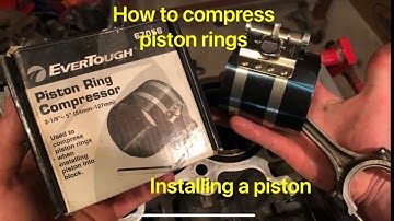 HOW TO piston ring compressor