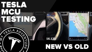 Tesla MCU Upgrade | Tesla New MCU Performance & Old MCU Performance