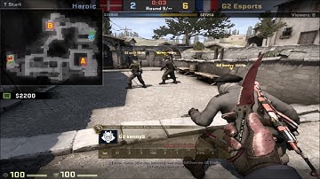 POV - KennyS (G2)(20-15) vs Heroic / inferno / 17.10.2017 / 1080p 60fps