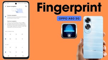Oppo a60 5g display fingerprint setting/Oppo a60 5g fingerprint screen lock/fingerprint sensor