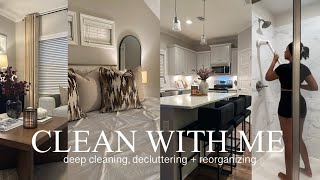 CLEAN WITH ME | WHOLE HOUSE DEEP CLEANING \& ORGANIZING