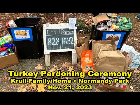 Krull Family Turkey Pardoning 11/21/23