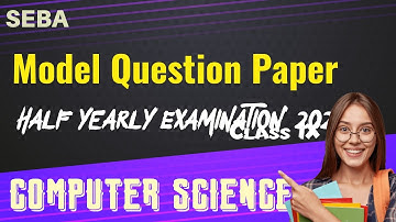 Model Question Paper for Half Yearly Examination 2022 Class 9