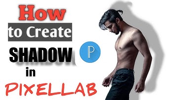 How to create realistic shadow with PIXELLAB mobile app - Detailed tutorial (Hindi)-YogssCreation
