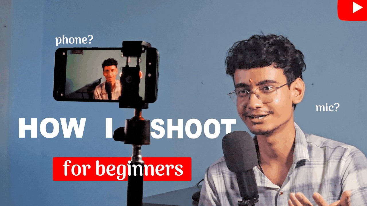 How I Shoot My Youtube Videos? | For beginners — Transcript
