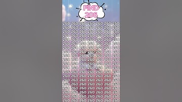 Challenge yourself to FIND 206 in 5sec #pick #your #brain