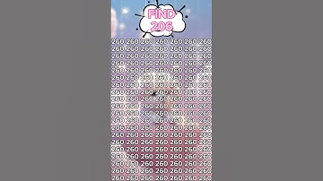 Challenge yourself to FIND 206 in 5sec #pick #your #brain