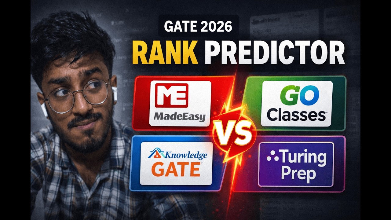 “Best GATE 2026 Rank Predictor | MadeEasy vs GO vs Knowledge Gate vs ...