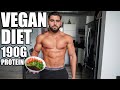 Vegan high protein full day of eating  vegan diet with 190g of protein