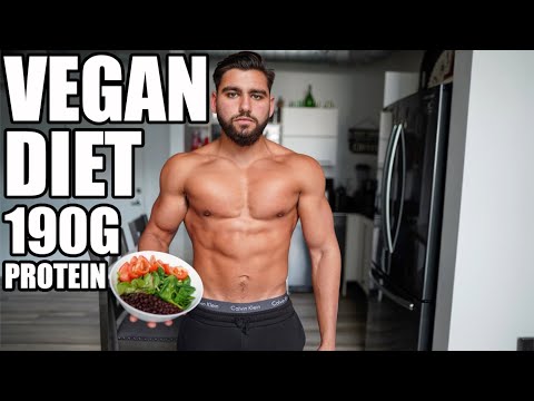 Vegan High Protein Full Day Of Eating | Vegan Diet With 190g Of Protein
