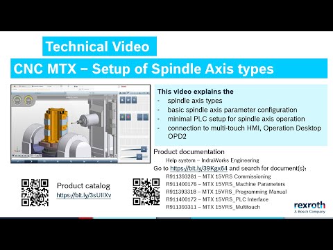 数控MTX -主轴轴的类型和设置