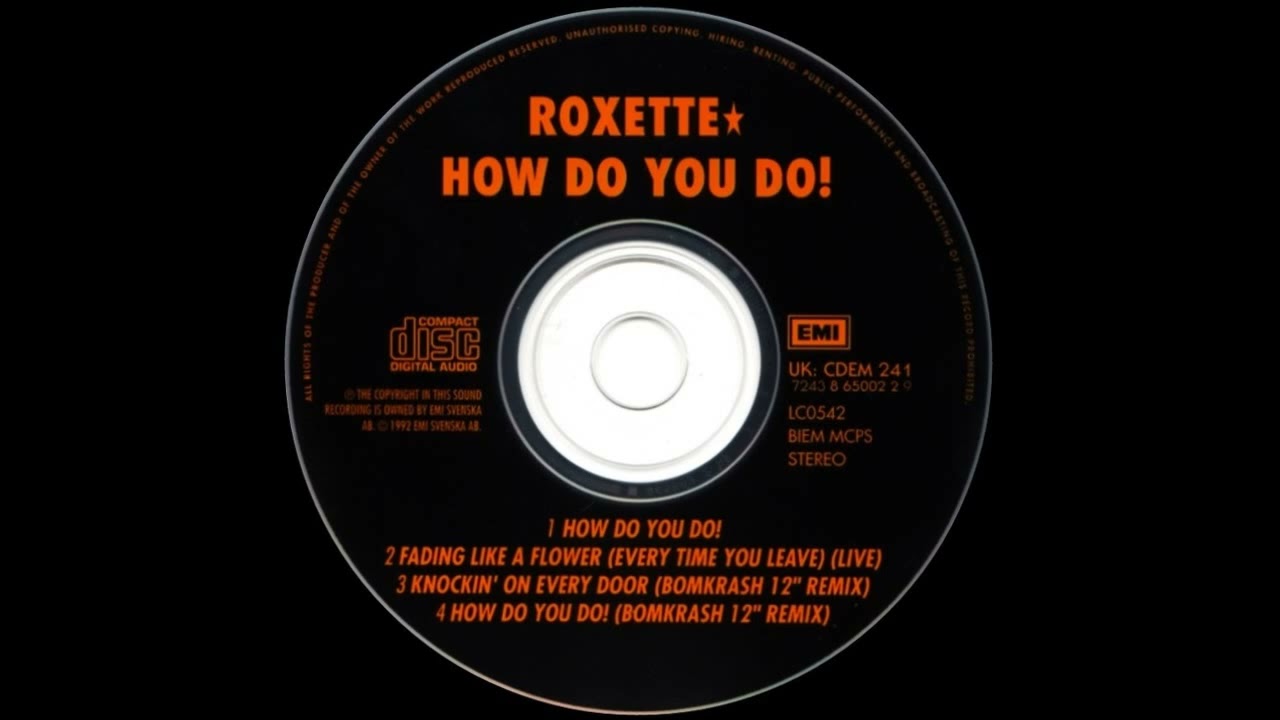 Roxette - How Do You Do! (1992) - YouTube