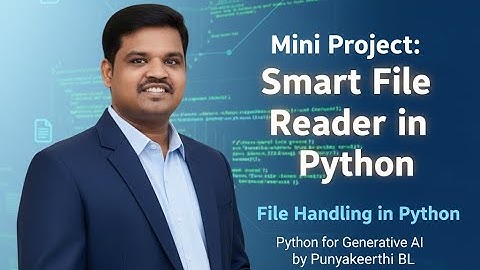 Master File Handling in Python: Smart Network Device Reader Mini Project | Python For Generative AI