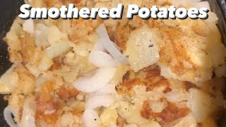 Smothered Potatoes |soul food |smothered potatoes |fried potatoes