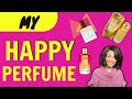 HAPPY FRAGRANCES / PERFUMES TO BOOST YOUR MOOD / CLINIQUE, MARC JACOBS, MANCERA, VALLIVON