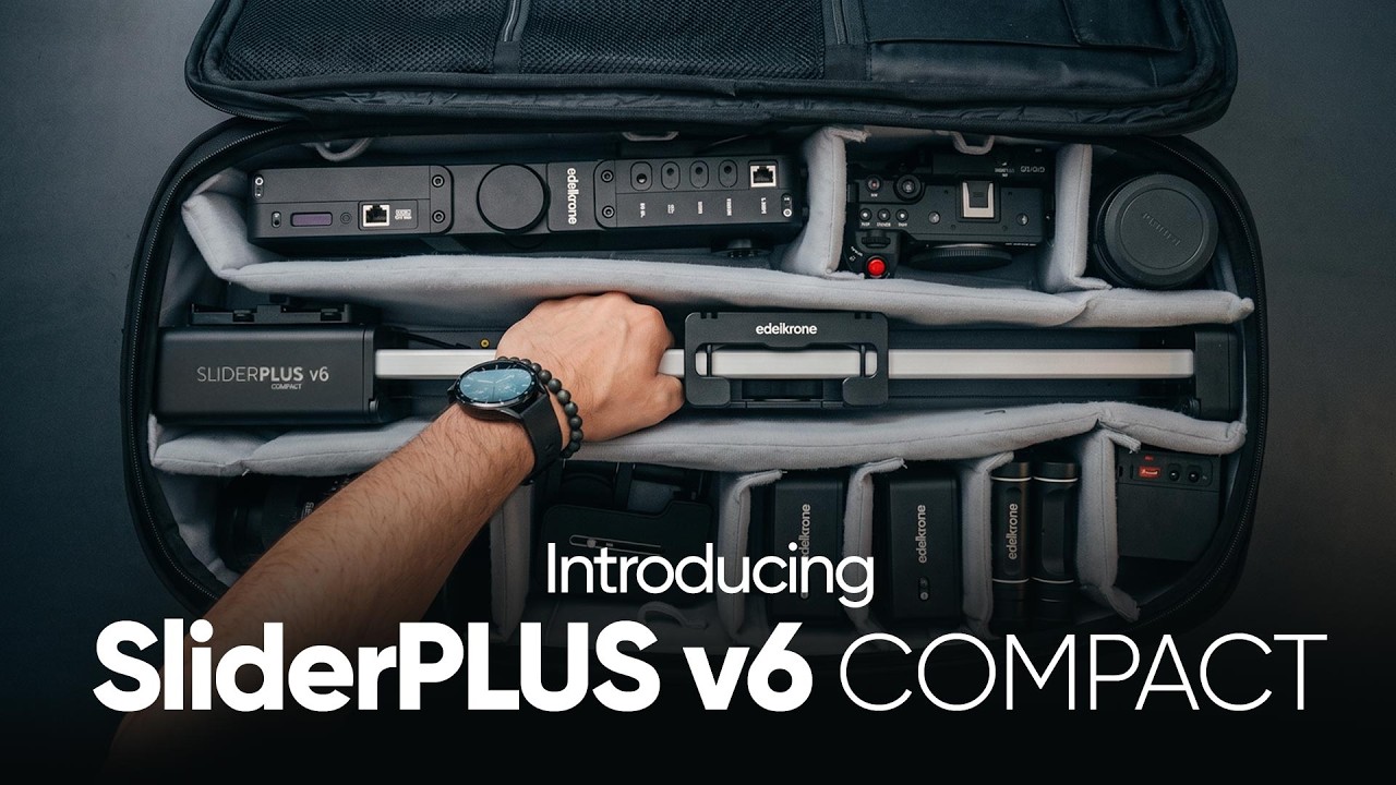 Introducing SliderPLUS v6 Compact | Fits in edelkrone Backpack