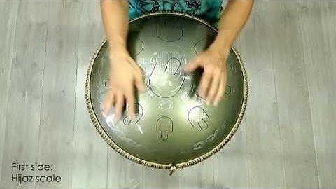 Guda Double FX. Hijaz scale - Scarab design. Hutsul scale - Chaplet design