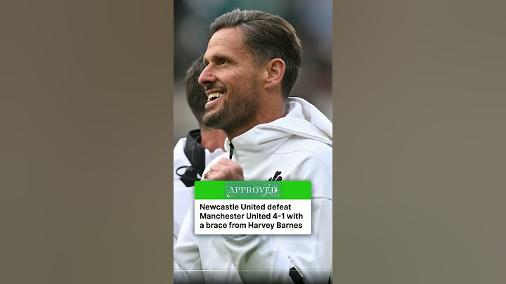 Newcastle United breeze past Manchester United with a 4-1 win at St. James Park ⚪️⚫️🤝