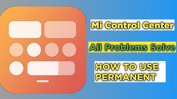 Mi Control Center All Problem Slove | Mi Control Center Not Working Problem Slove 😘