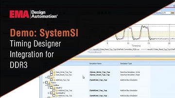 TimingDesigner Sigrity Integration for DDR3