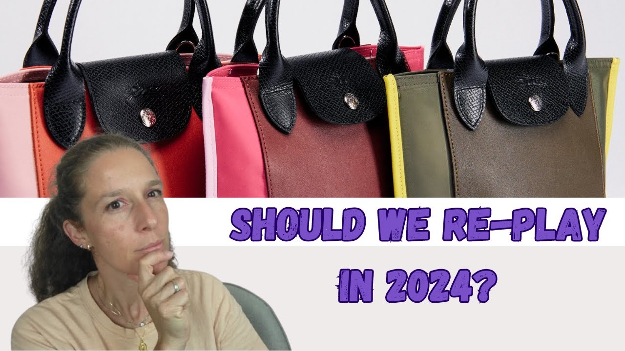 新作 数量限定 Longchamp*LE PLIAGE RE-PLAY 手提げ M Longchamp Pliage Re Play 2024 Edition / Should we buy it