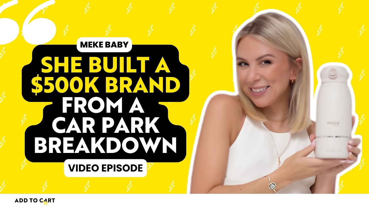 Four years ago Elysia Krstevski didn't know what ecommerce was. She'd spent 15 years in musical theatre, working her way from receptionist to co-CEO. Today she runs Mekė Baby, the brand behind Australia's first portable milk warmer, she's in the 2026 Top 50 People in eCommerce, and she's the face of Australia Post's national "Big Boss Energy" campaign.

It started with a bad moment. Stuck in a supermarket during Covid, dealing with mastitis and unable to warm expressed milk for her screaming baby, Elysia went looking for a product that didn't exist and decided to build it herself.

In this episode, Elysia sits down with Nathan Bush to break down how she created a feeding category from scratch. We get into why she built the brand before she had a product, why she handed prototypes to high-profile mums instead of waiting for perfection, and the wild story of answering a copycat competitor by borrowing Adrian Portelli's jet for a Black Friday film. Elysia is refreshingly direct about the numbers, why she stopped chasing top-line revenue on Meta and moved into Baby Bunting, why she runs her own ad account, and why she'll never hand customer service to AI. Plus building a brand while raising three kids, and launching the Go-Box while she was in labour.

Brands and tools mentioned: Mekė Baby, Baby Bunting, The Memo, Australia Post, Shopify, Meta, TikTok, Claude

This episode is brought to you with thanks to our partners:
🛍️ Shopify → https://www.shopify.com/au
📧 Klaviyo → https://www.klaviyo.com/au/

Connect with us on LinkedIn:
👤 Elysia Krstevski → https://au.linkedin.com/in/elysia-krstevski-b41485b7
👤 Nathan Bush → https://au.linkedin.com/in/nathbush
👤 Rosa Willis → https://www.linkedin.com/in/rosa-clara-willis-23761066/

🎙️ Want to be a guest or sponsor on Add To Cart? → https://www.addtocart.com.au/contact
📩 Sign up for the free Add To Cart newsletter → https://newsletter.addtocart.com.au/subscribe
💬 Join the Add To Cart Community → https://community.addtocart.com.au/feed