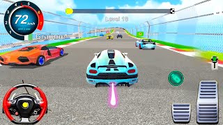 Impossible Crazy Cars Mega Ramp Car Stunts Racing Driver Master Simulator Games Android Gameplay P33 screenshot 3