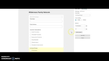 Adding to Groups Automatically in MailChimp