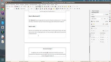 8. Tekstdocument opmaken met LibreOffice Writer: Nieuwe pagina