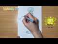 Урок рисования Сквидвард из Губка Боб / How To Draw Squidward