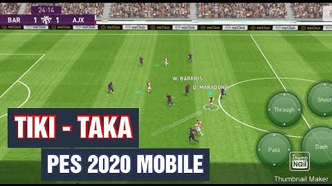 TUTORIAL EASY TIKI - TAKA || PES 2020 MOBILE