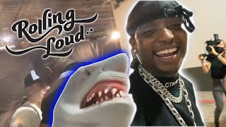 SHARK PUPPET GOES ALL OUT AT ROLLING LOUD FESTIVAL