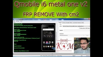 qmobile i6 metal one v2 frp remove 10 second post muhammad mutlab sial
