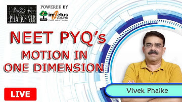 MOTION IN ONE DIMENSION - NEET PYQ