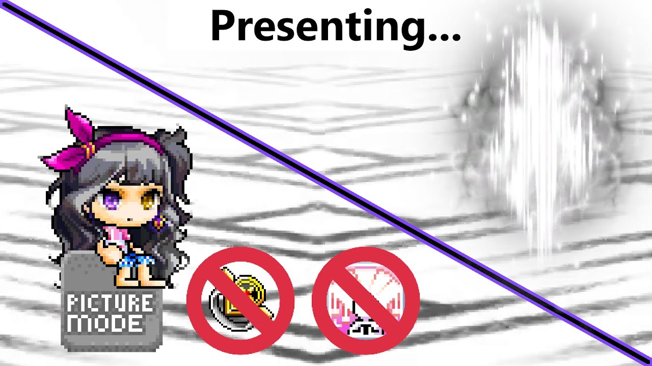 [Maplestory] Picture Mode Kanna Black Mage Solo (No BoD) / 新楓之谷【拍照模式】 陰陽師 單打黑魔法師