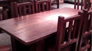 Barnwood Dining Set (table & Chairs) - Reclaimed Wood By Viking