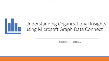 Understanding Organizational Insights using Microsoft Graph Data Connect