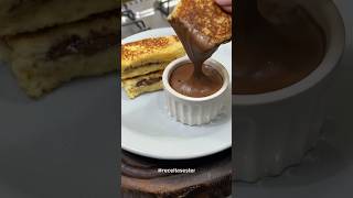 TORRADA DE NUTELLA 😮‍💨✨ #receita #doce #receitafacil #torradanutella #receitas