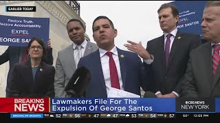 Lawmakers file to expel Rep. George Santos from Congress