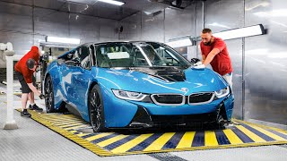 Tour of German Super Advanced Factory Producing The Powerful BMW i8  - Production Line