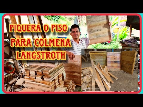 Fabricación De Piquera o Piso Para  Una Colmena Langstroth #apicultura #abejas #método#amazing