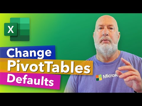 Excel: Change Default PivotTable Settings to Save Time Every Time