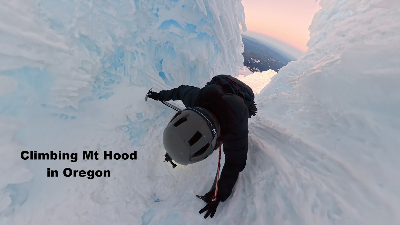 Climbing Mt Hood in Oregon