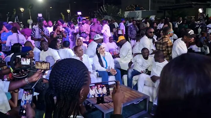 K1 DE ULTIMATE SHOWER PRAISES ON WIFE EMMANUELLA AJIKE MARSHAL AT K1 DE ULTIMATE'S 2023 WHITE PARTY