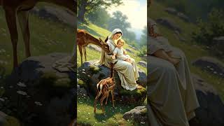 Mother Mary and infant Jesus dream #dreamscreenai #mothermary