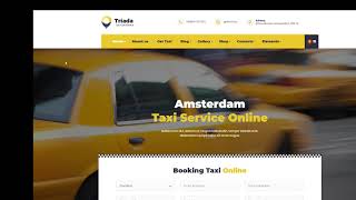 Triada - Taxi Cab Service Company WordPress Theme screenshot 3