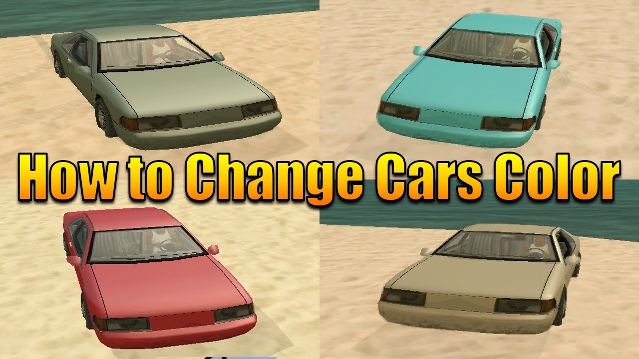 Easy Way to Change Car Color in GTA San Andreas - YouTube